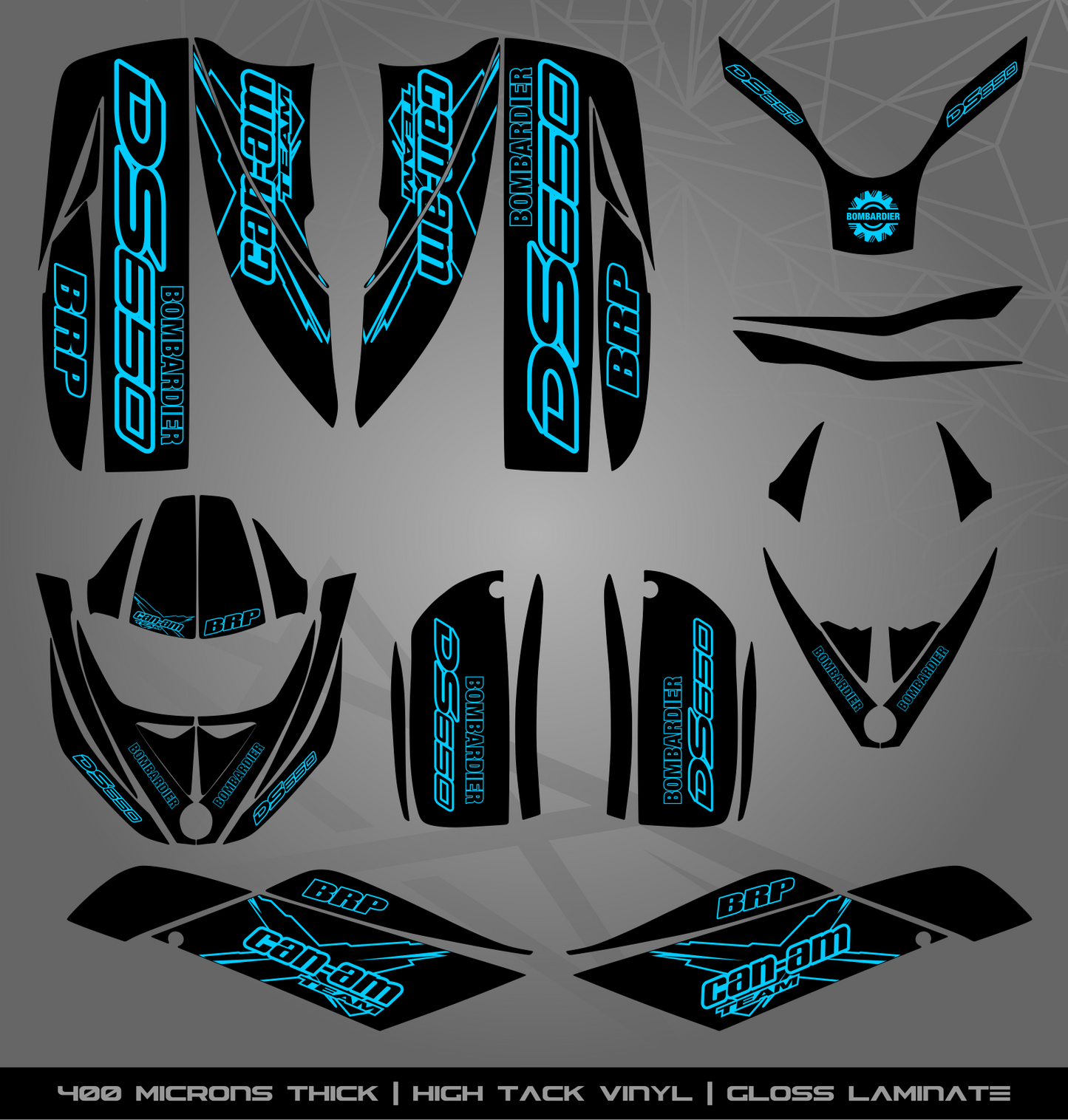 Full Sticker Kit for Bombardier DS 650