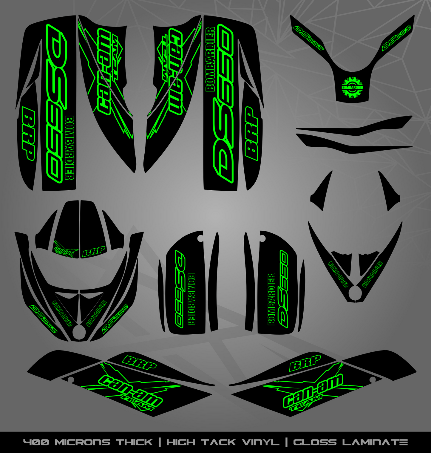 Full Sticker Kit for Bombardier DS 650