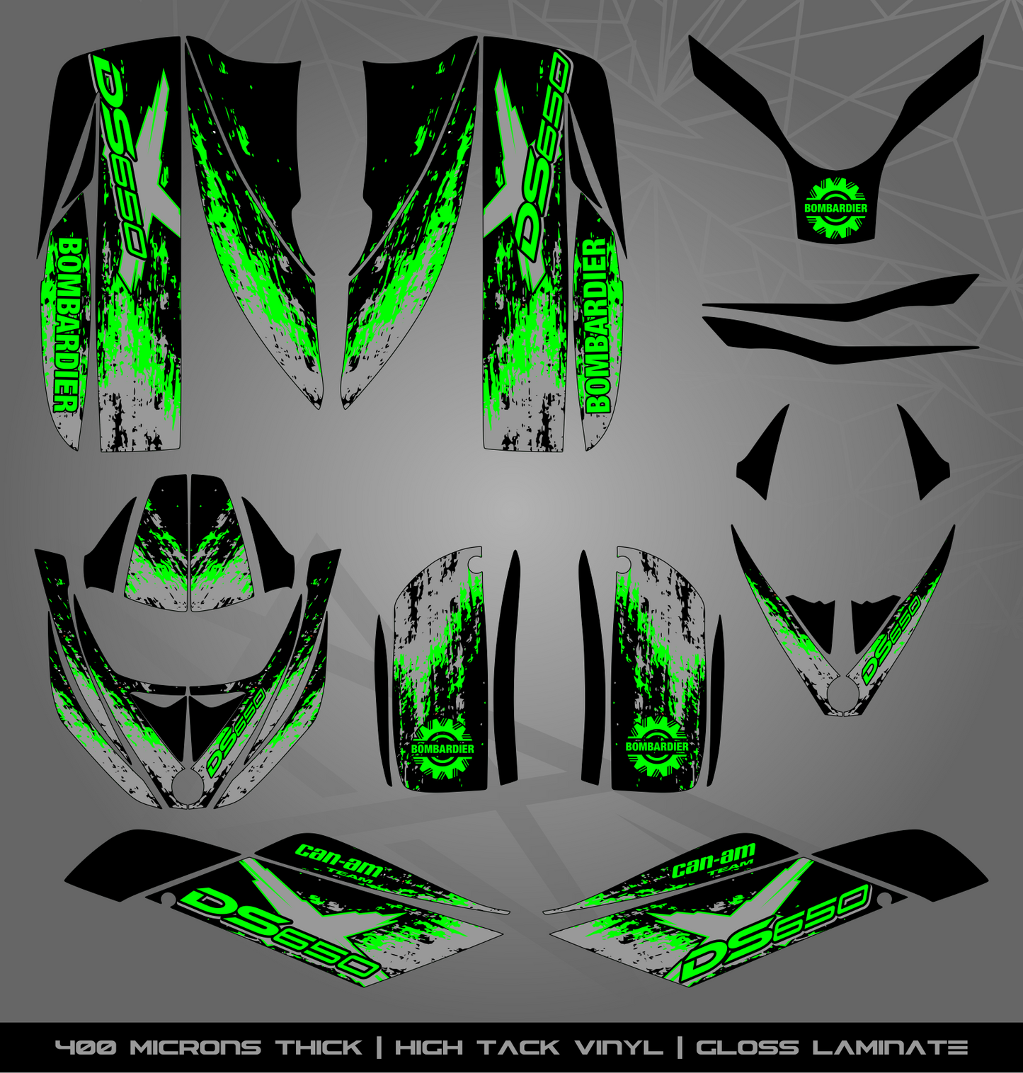 Full Sticker Kit for Bombardier DS 650