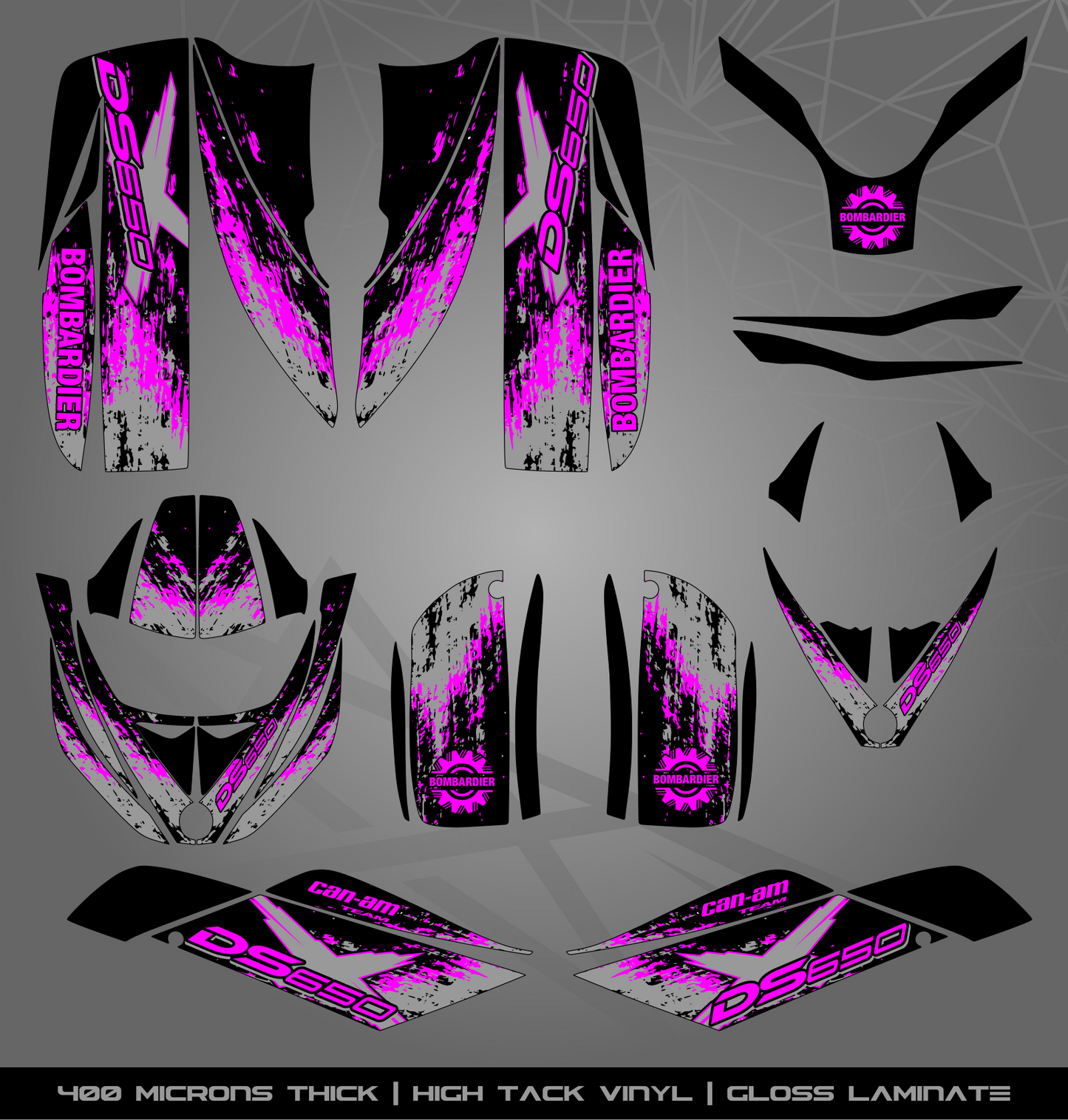Full Sticker Kit for Bombardier DS 650