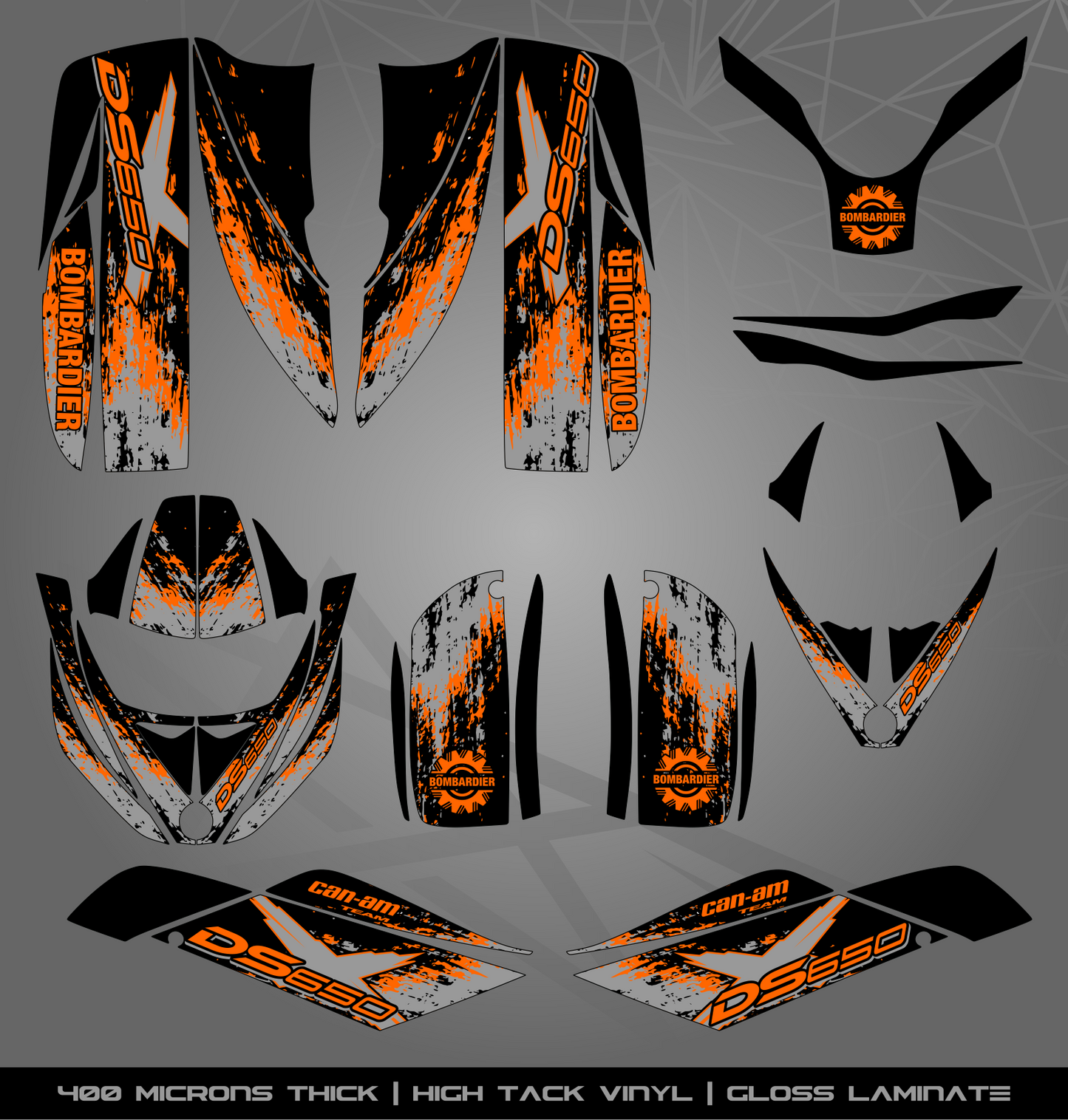 Full Sticker Kit for Bombardier DS 650