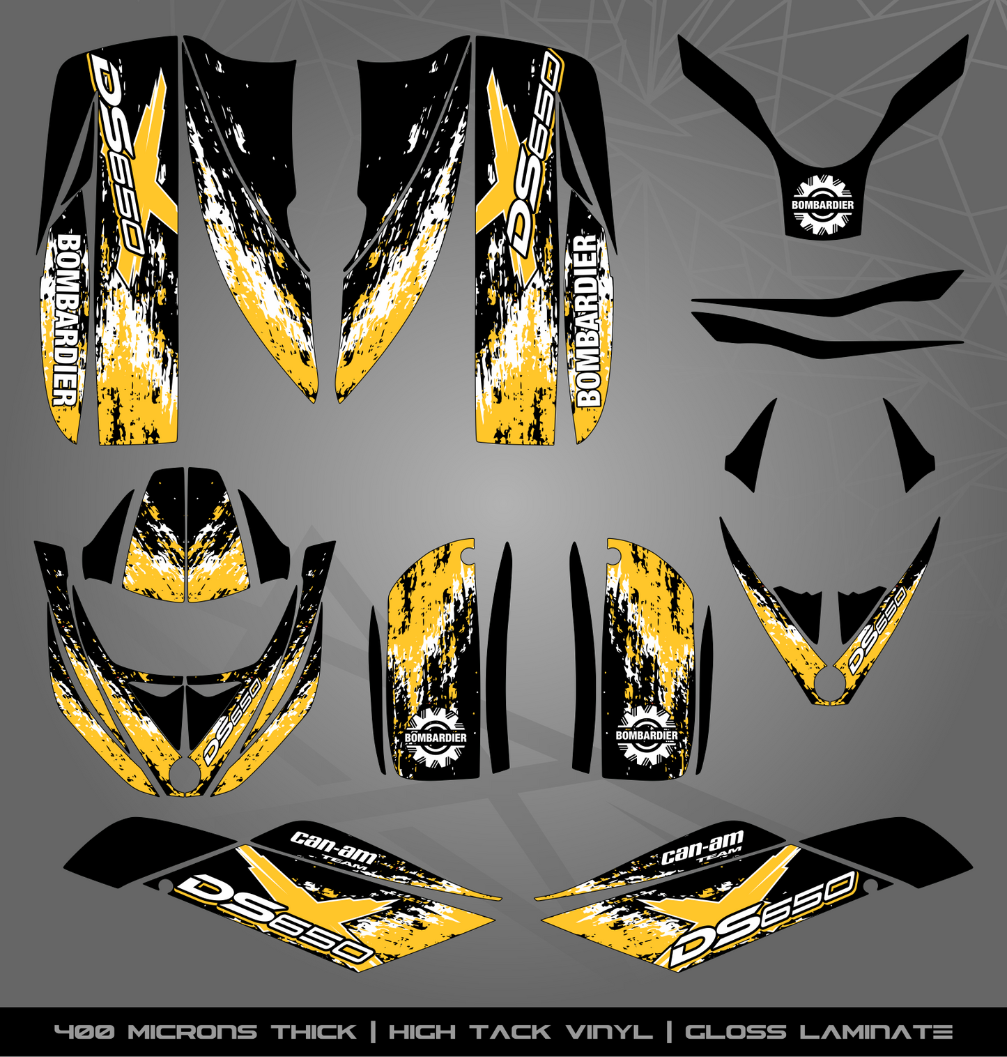 Full Sticker Kit for Bombardier DS 650