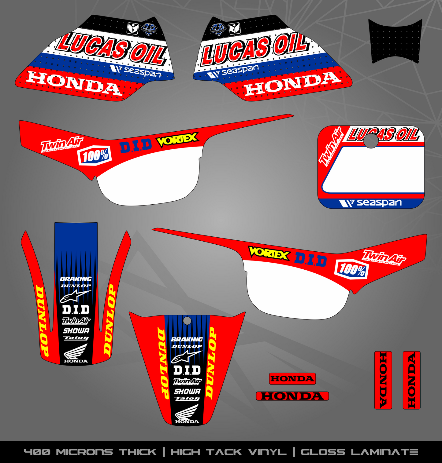Full Sticker Kit for Honda QR 50