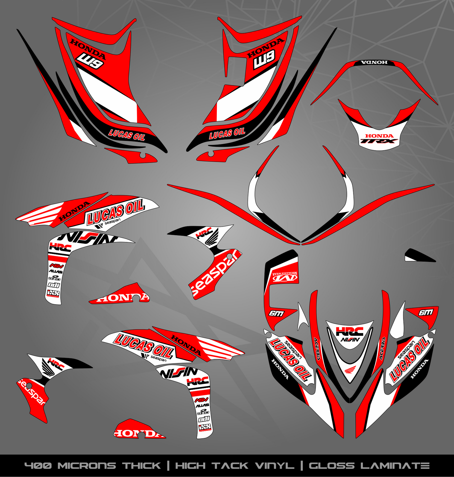 Full Sticker Kit for Honda TRX 700 XX