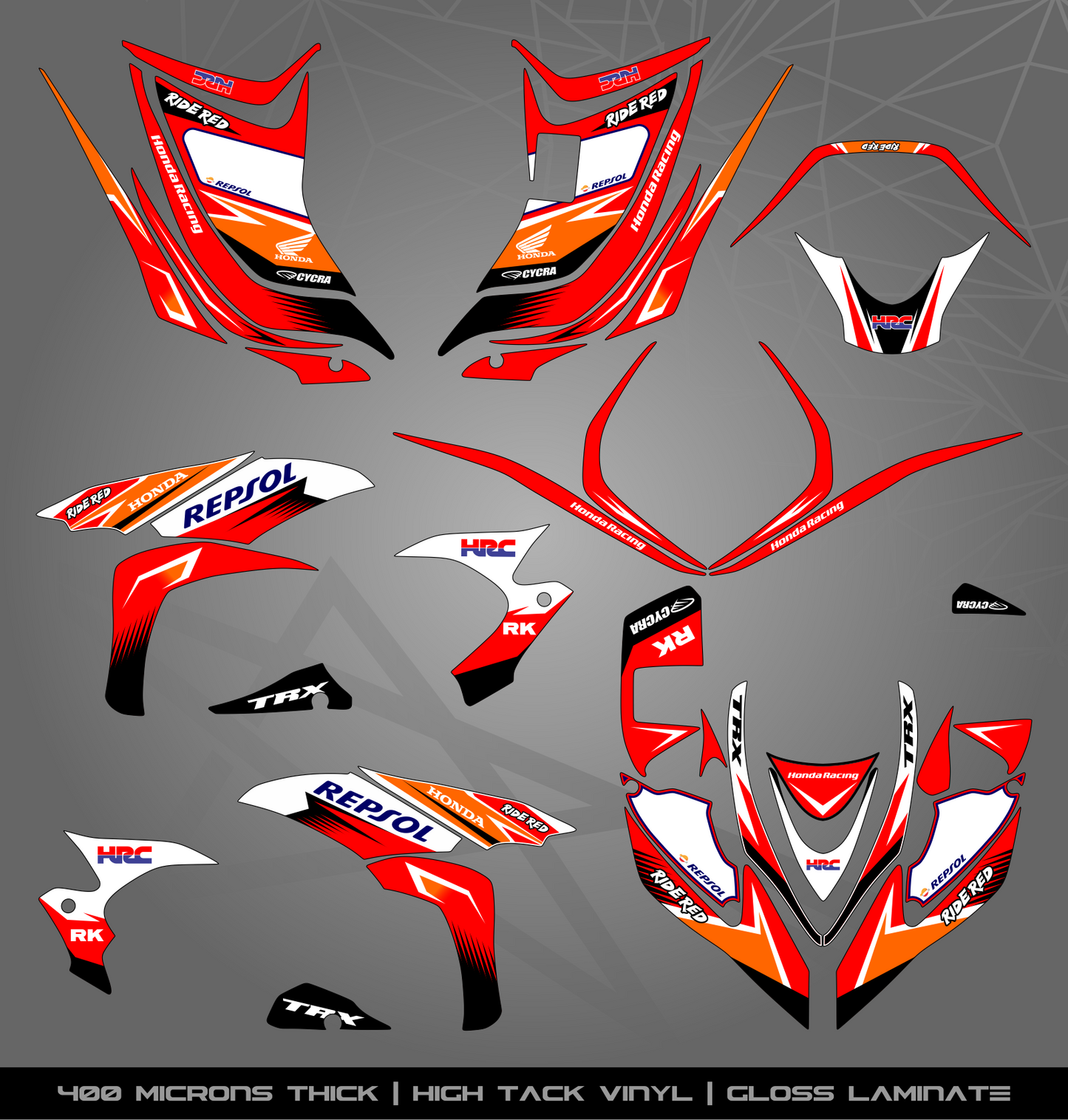 Full Sticker Kit for Honda TRX 700 XX