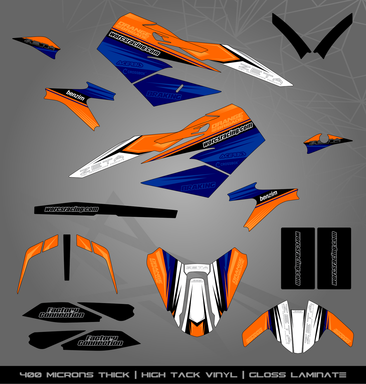 Full Sticker Kit for KTM 790 | 890 Duke (2017-2024)