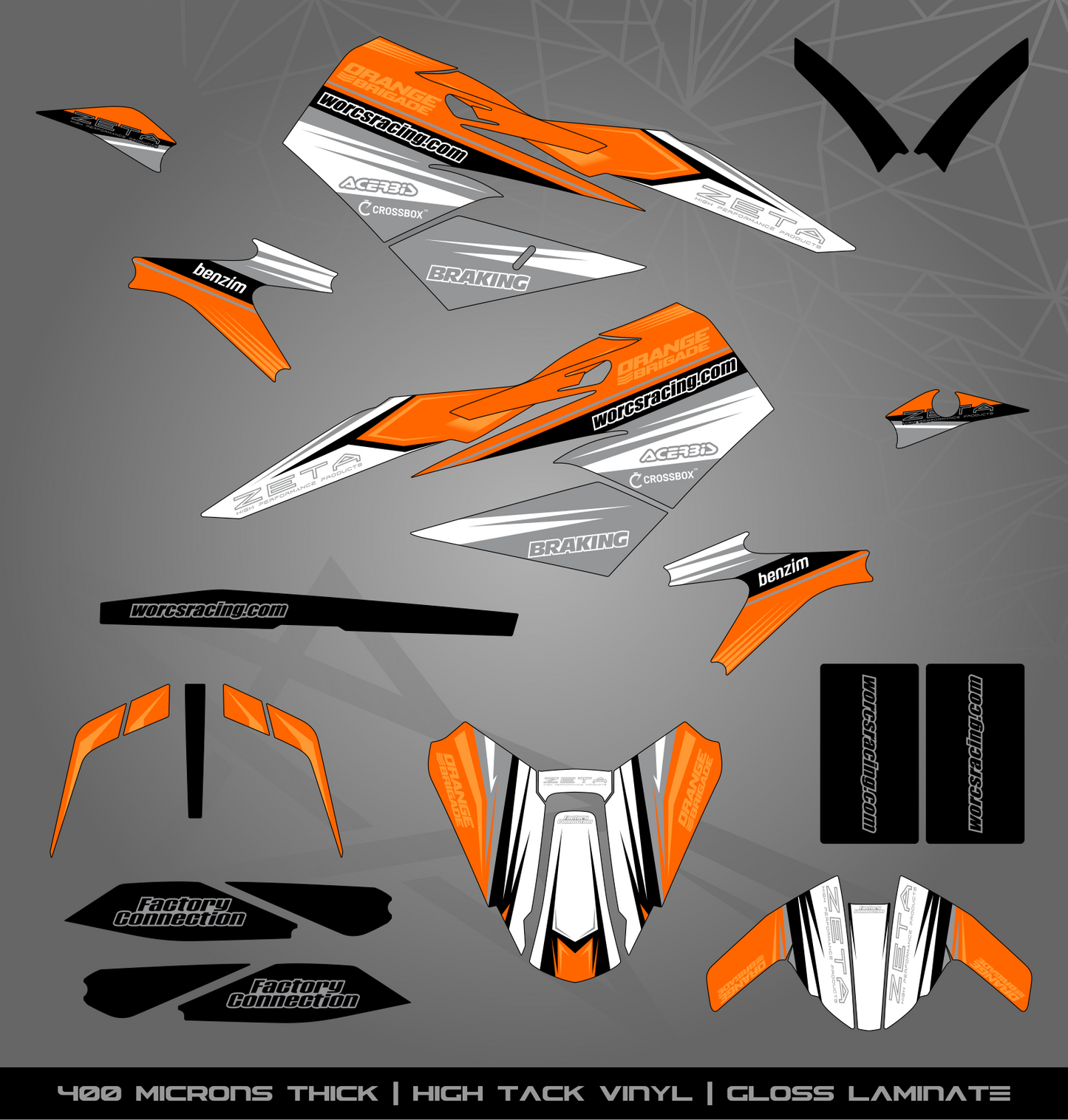 Full Sticker Kit for KTM 790 | 890 Duke (2017-2024)