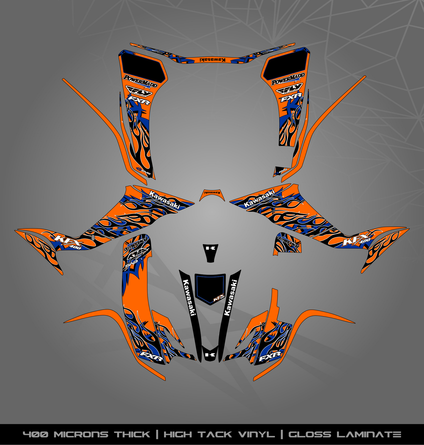 Full Sticker Kit for Kawasaki KFX 400