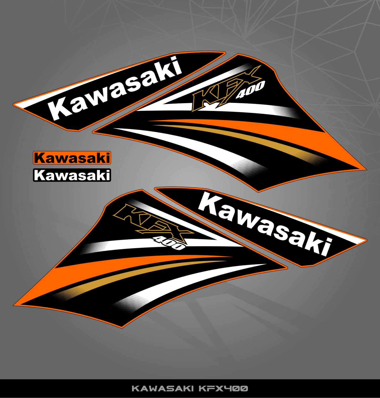 Partial Sticker Kit for Kawasaki KFX 400