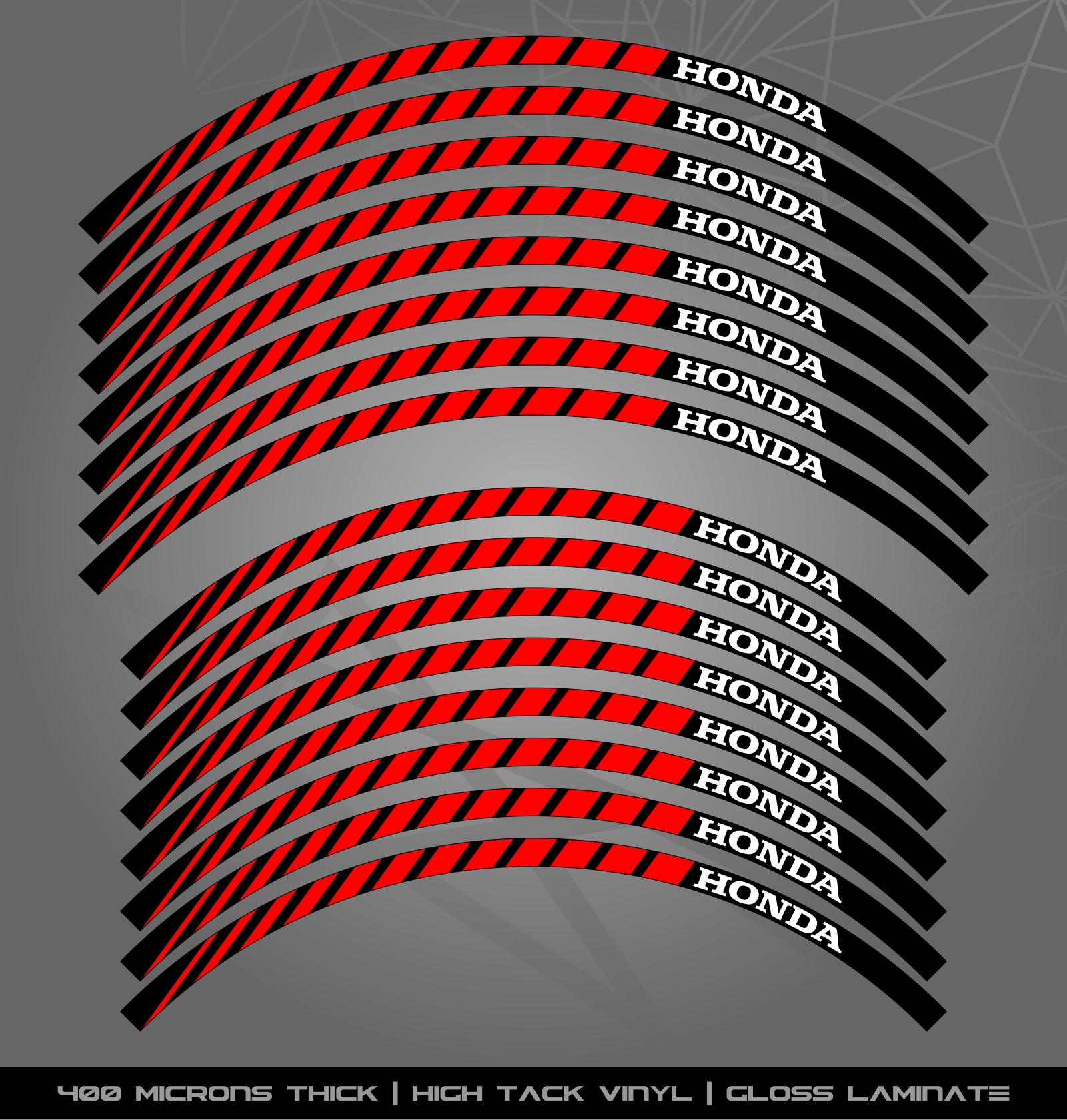 thumbnail image 2 of FIR Motocross Enduro Rim Tapes – Multiple Sizes 21 19 18 17 16 14 12 For Honda CR CRF 2 of 3