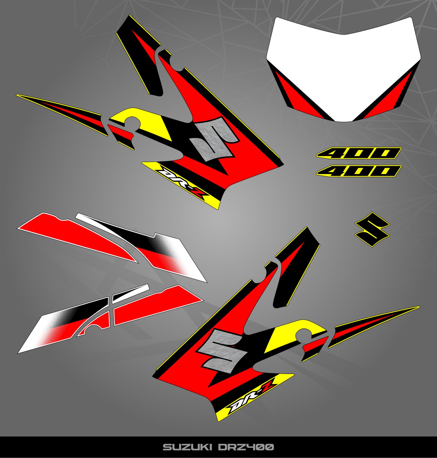 Partial Sticker Kit for Suzuki DRZ 400