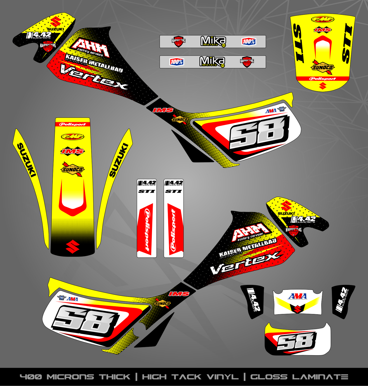 Full Sticker Kit for Suzuki DS 80