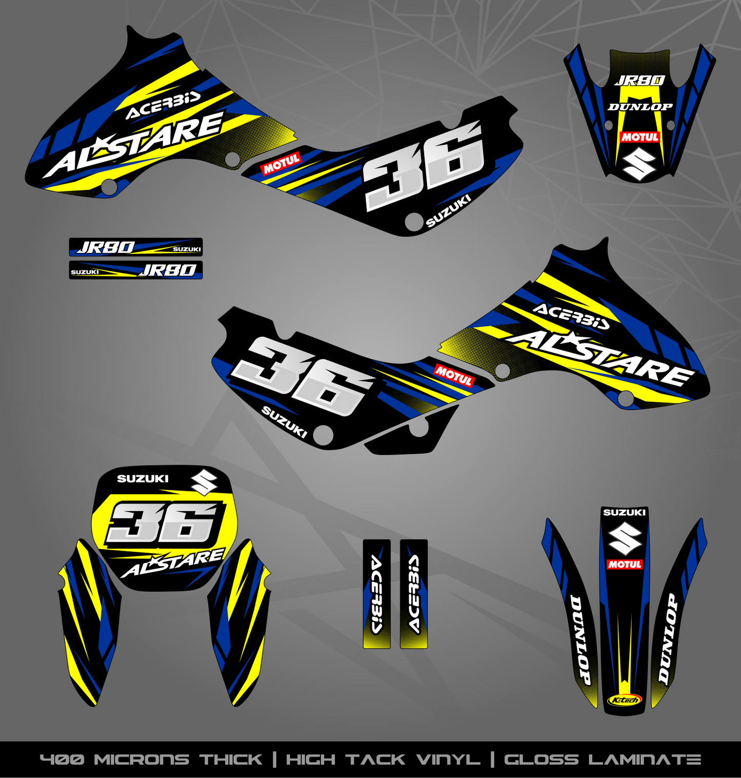 Full Sticker Kit for Suzuki JR 80