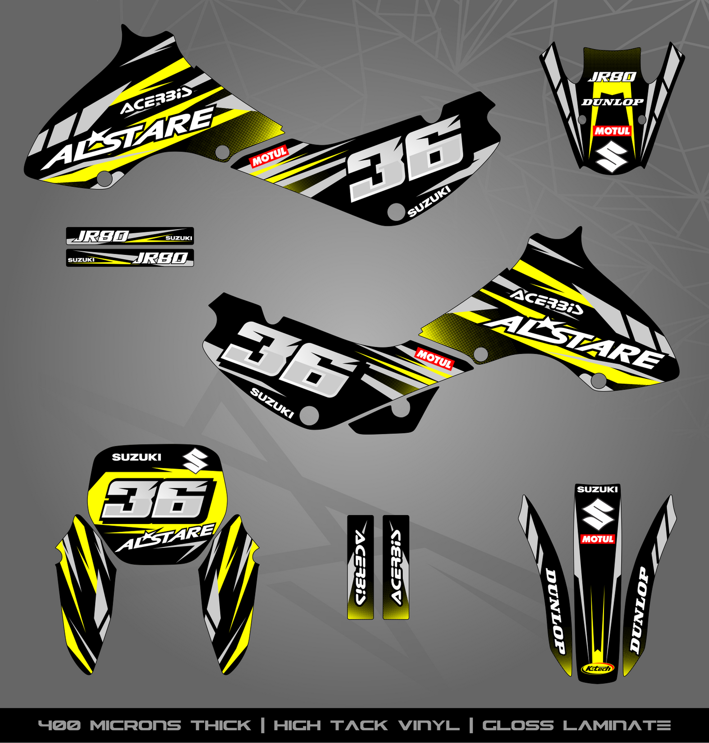 Full Sticker Kit for Suzuki JR 80