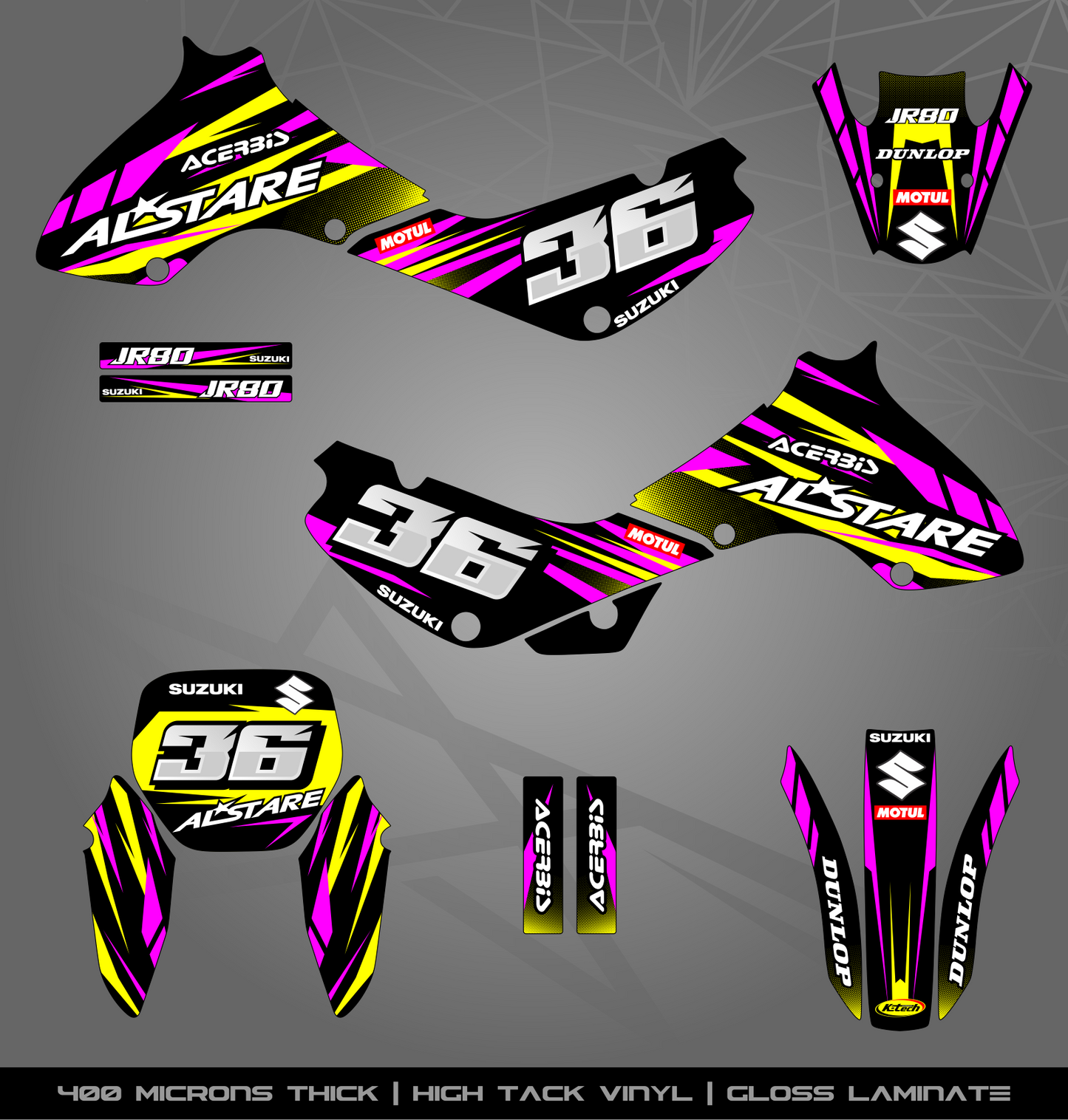 Full Sticker Kit for Suzuki JR 80