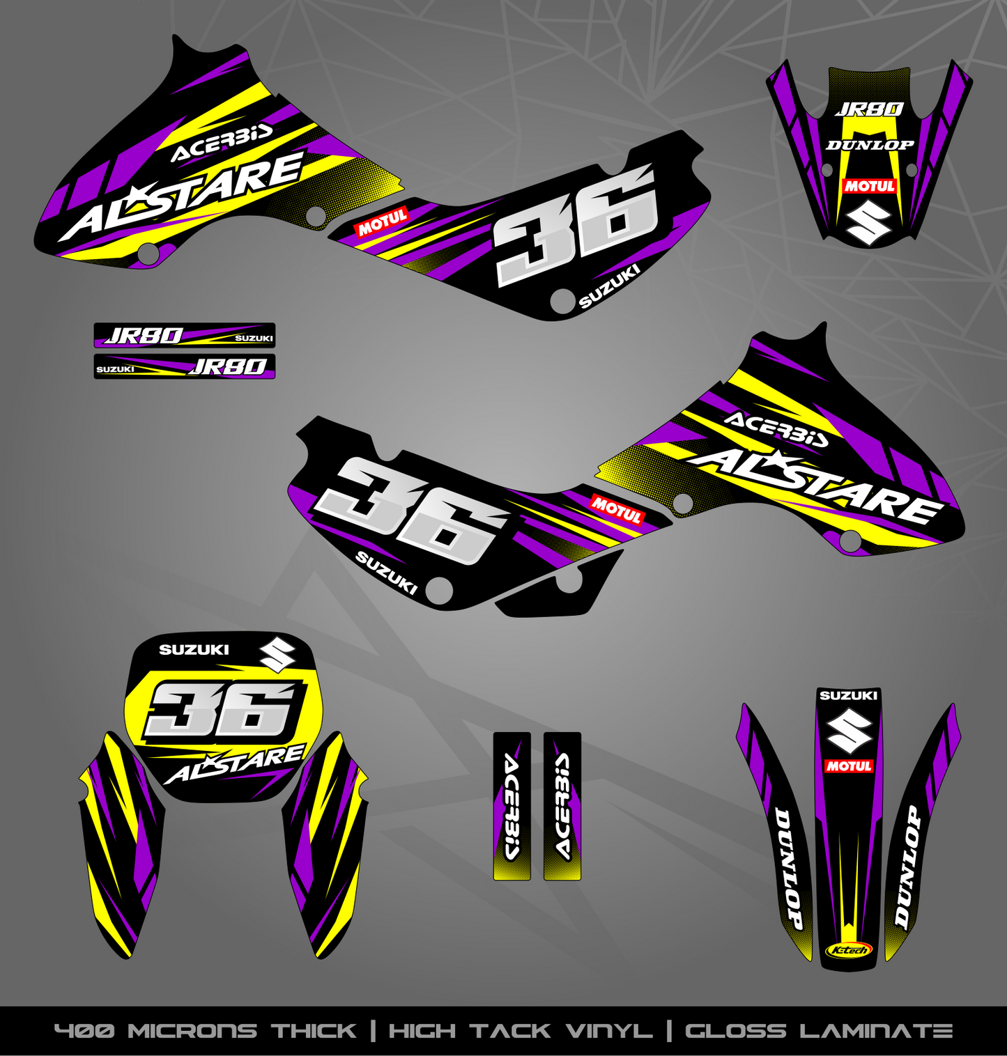Full Sticker Kit for Suzuki JR 80