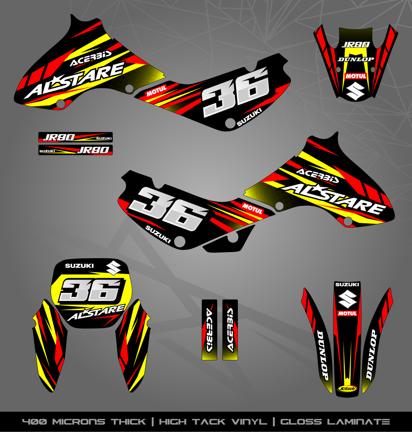 Full Sticker Kit for Suzuki JR 80