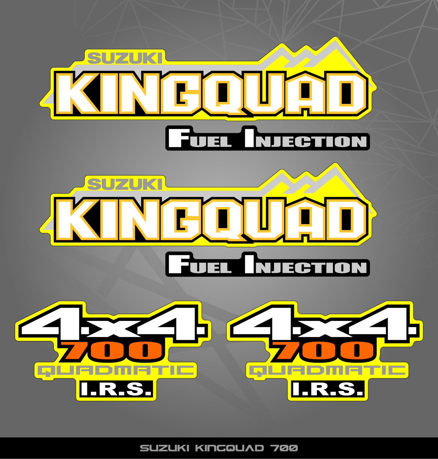 Partial Sticker Kit for Suzuki King Quad 700