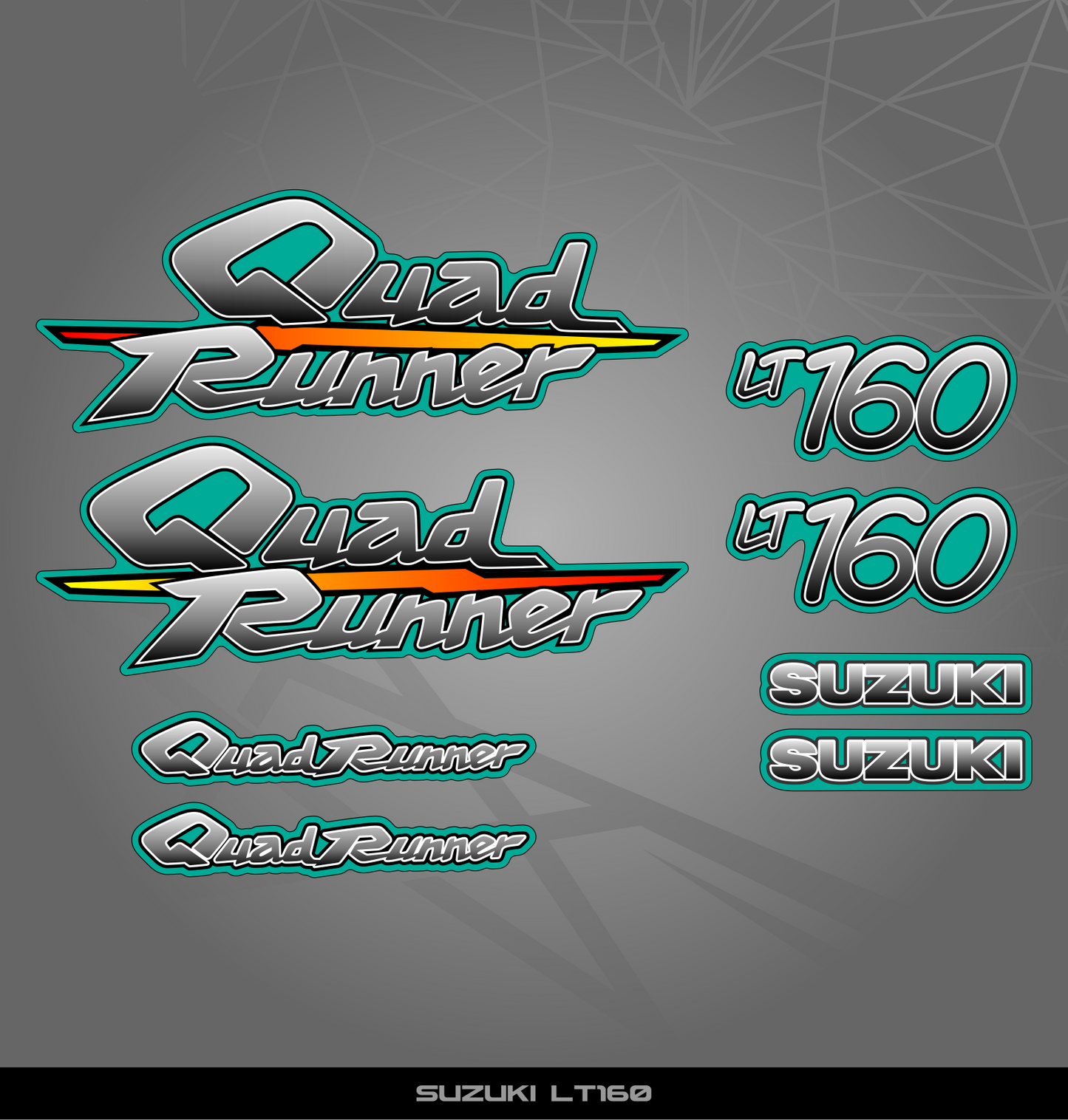 Partial Sticker Kit for Suzuki LT 160