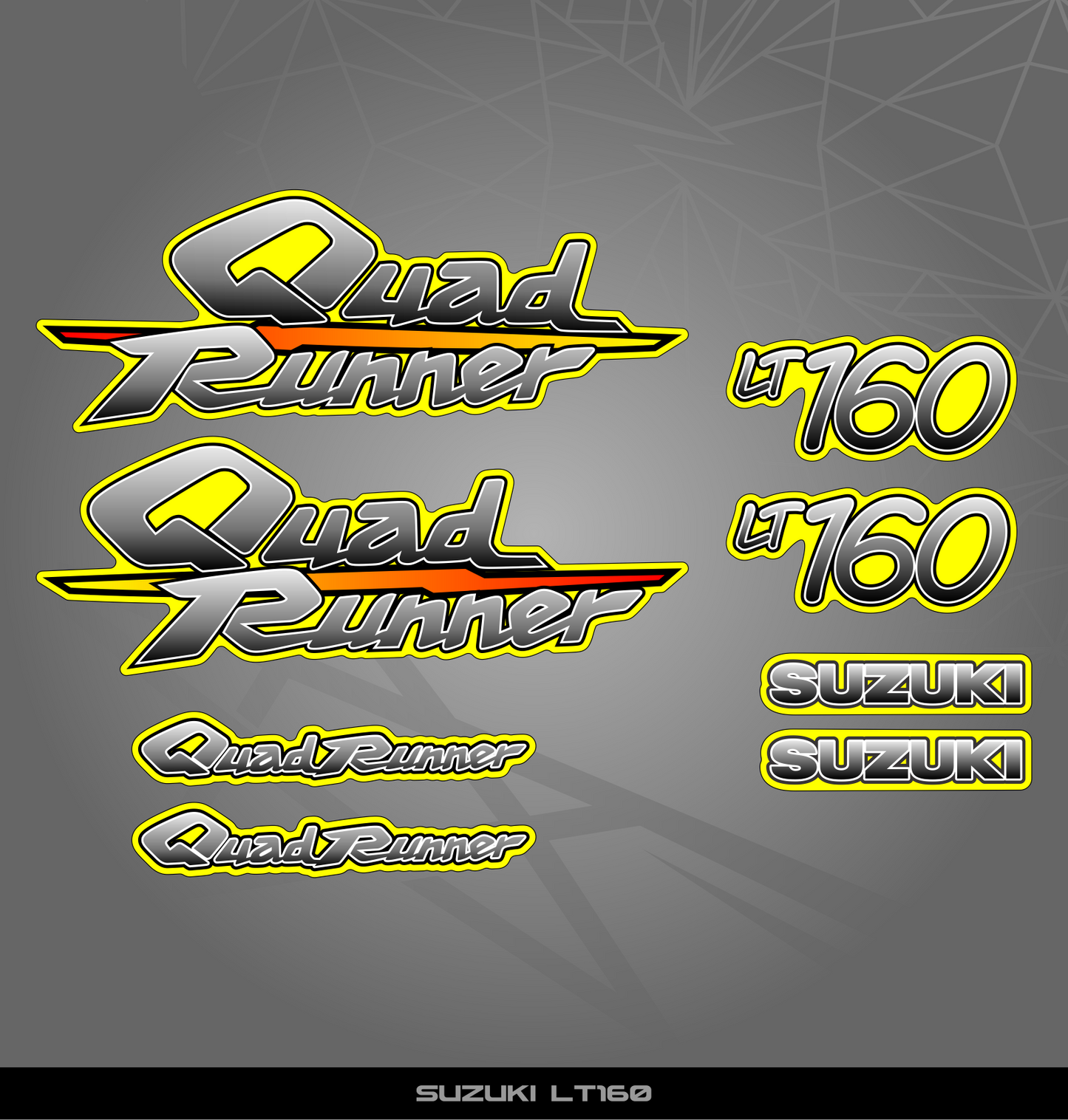 Partial Sticker Kit for Suzuki LT 160