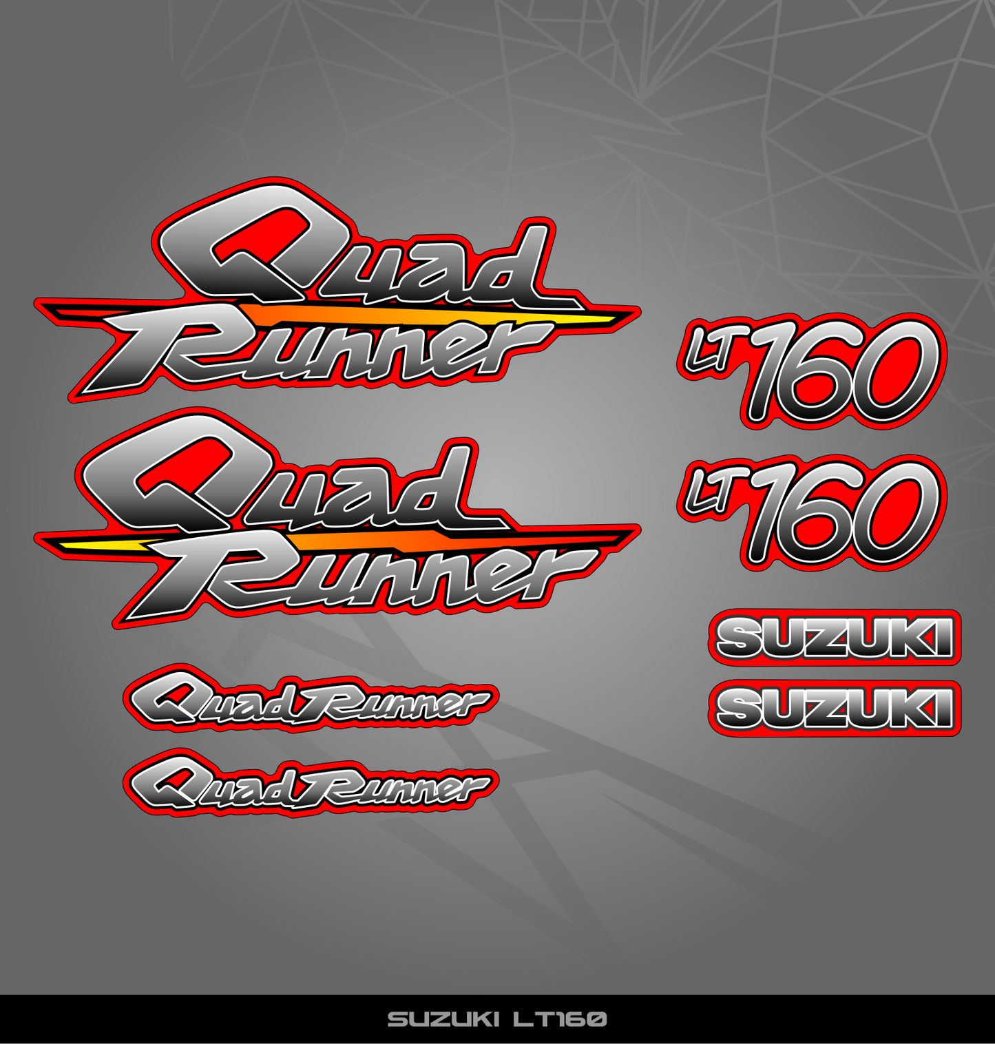 Partial Sticker Kit for Suzuki LT 160