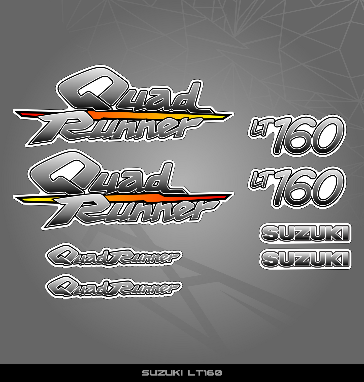 Partial Sticker Kit for Suzuki LT 160