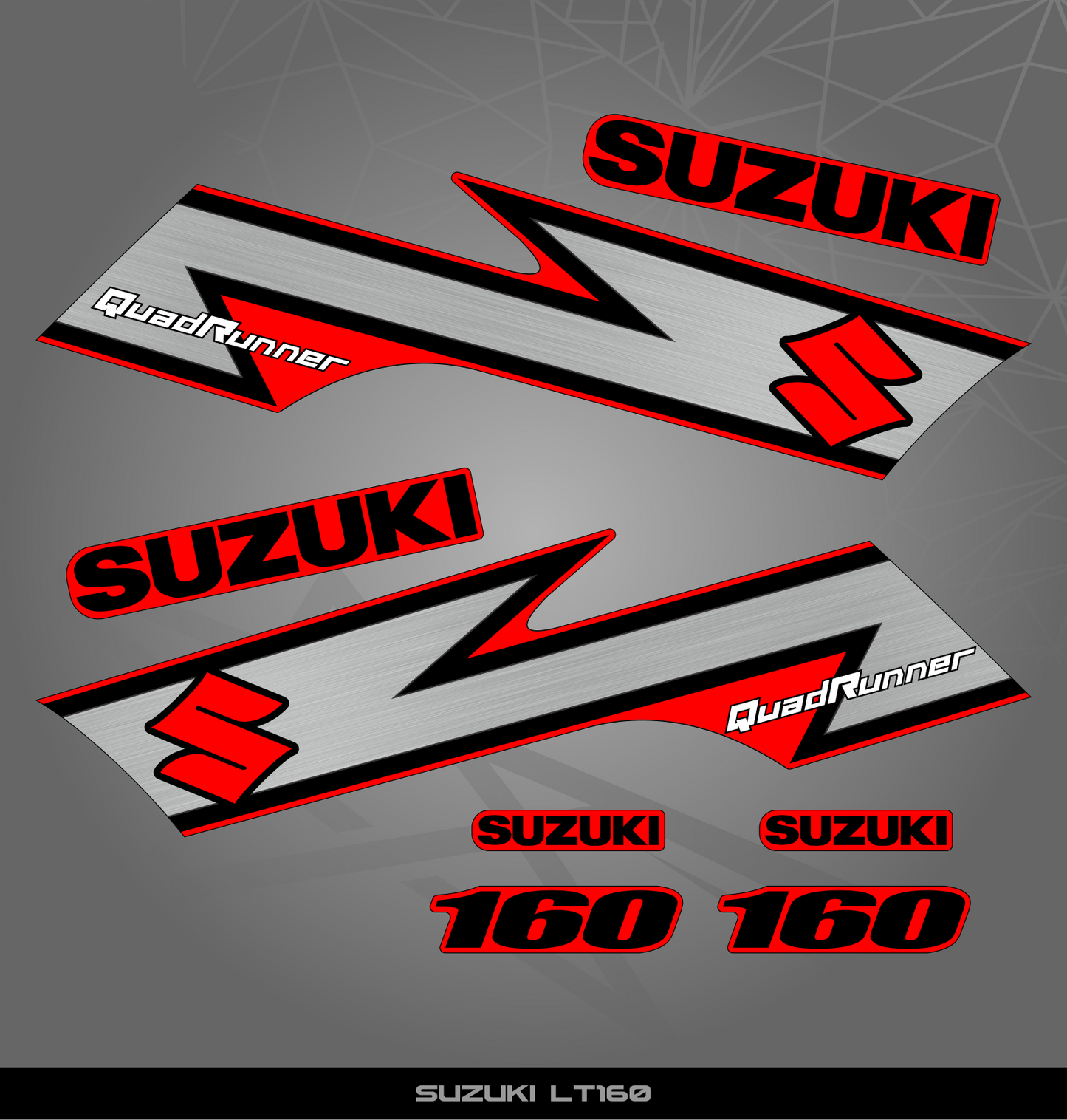 Partial Sticker Kit for Suzuki LT 160