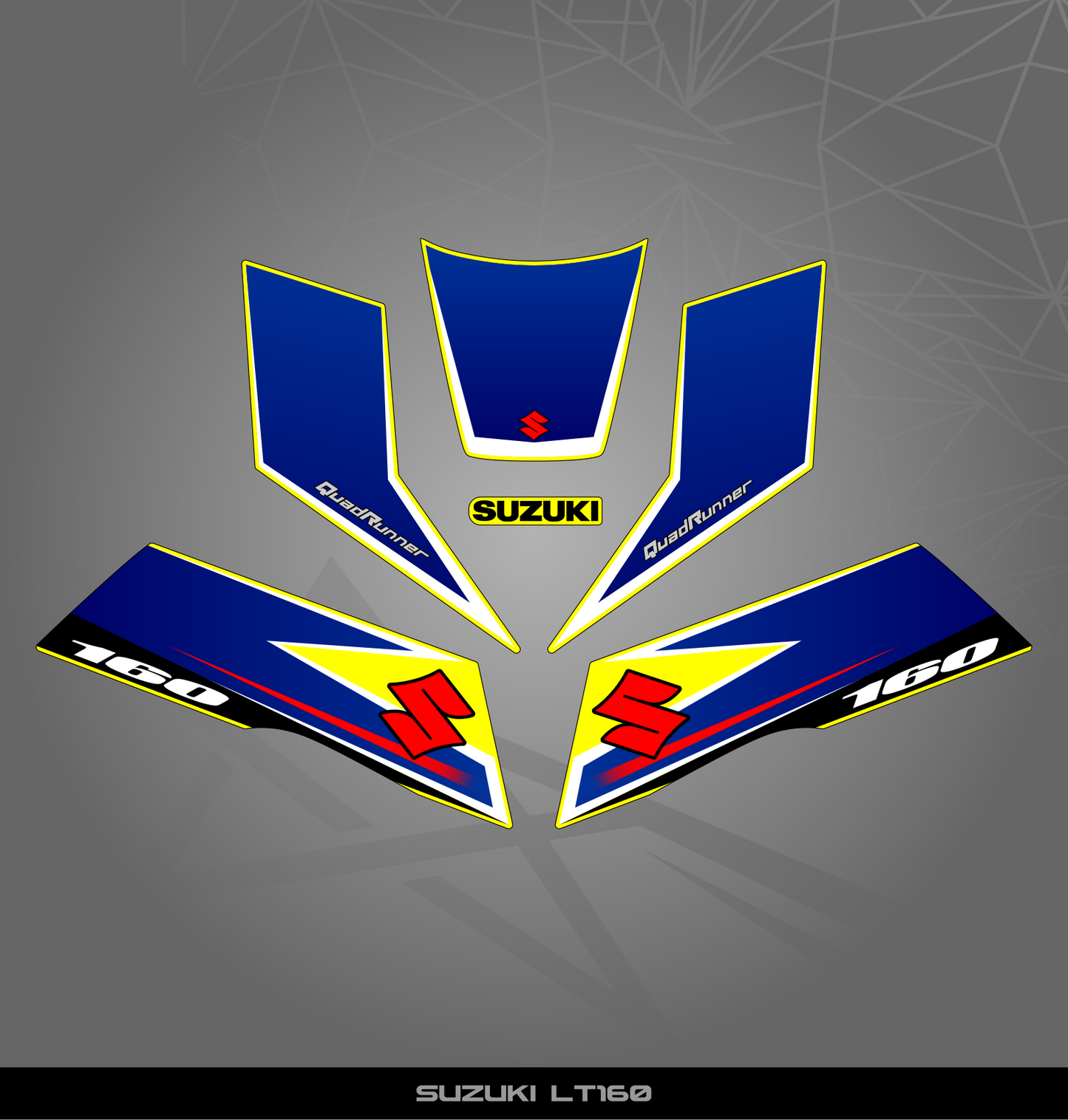 Partial Sticker Kit for Suzuki LT 160