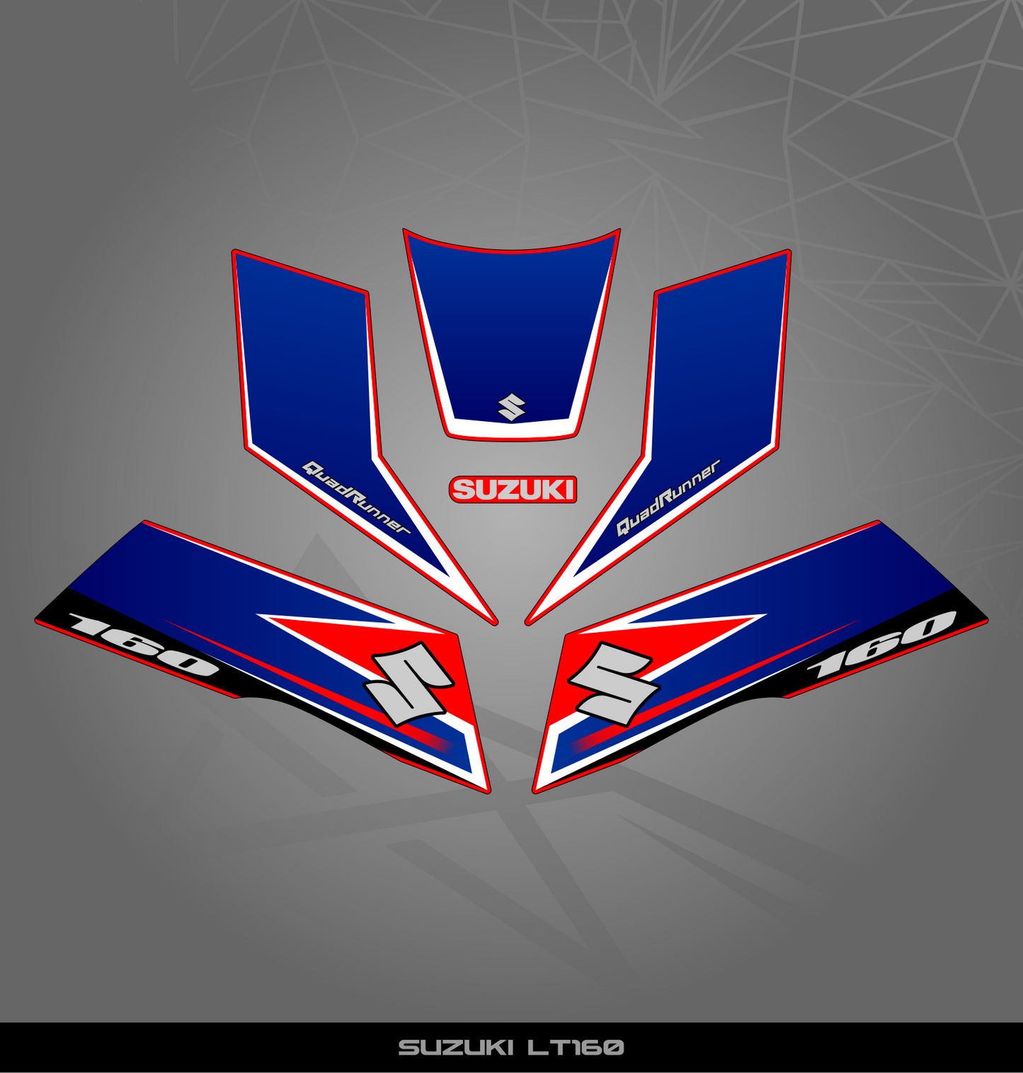 Partial Sticker Kit for Suzuki LT 160