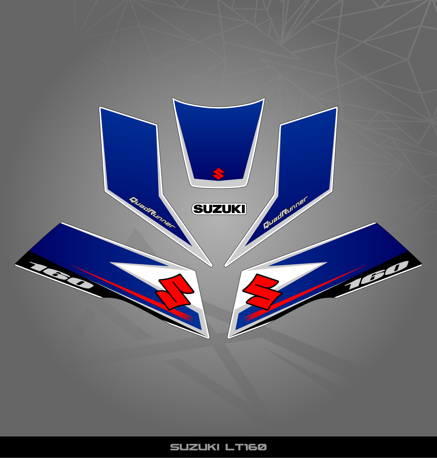 Partial Sticker Kit for Suzuki LT 160