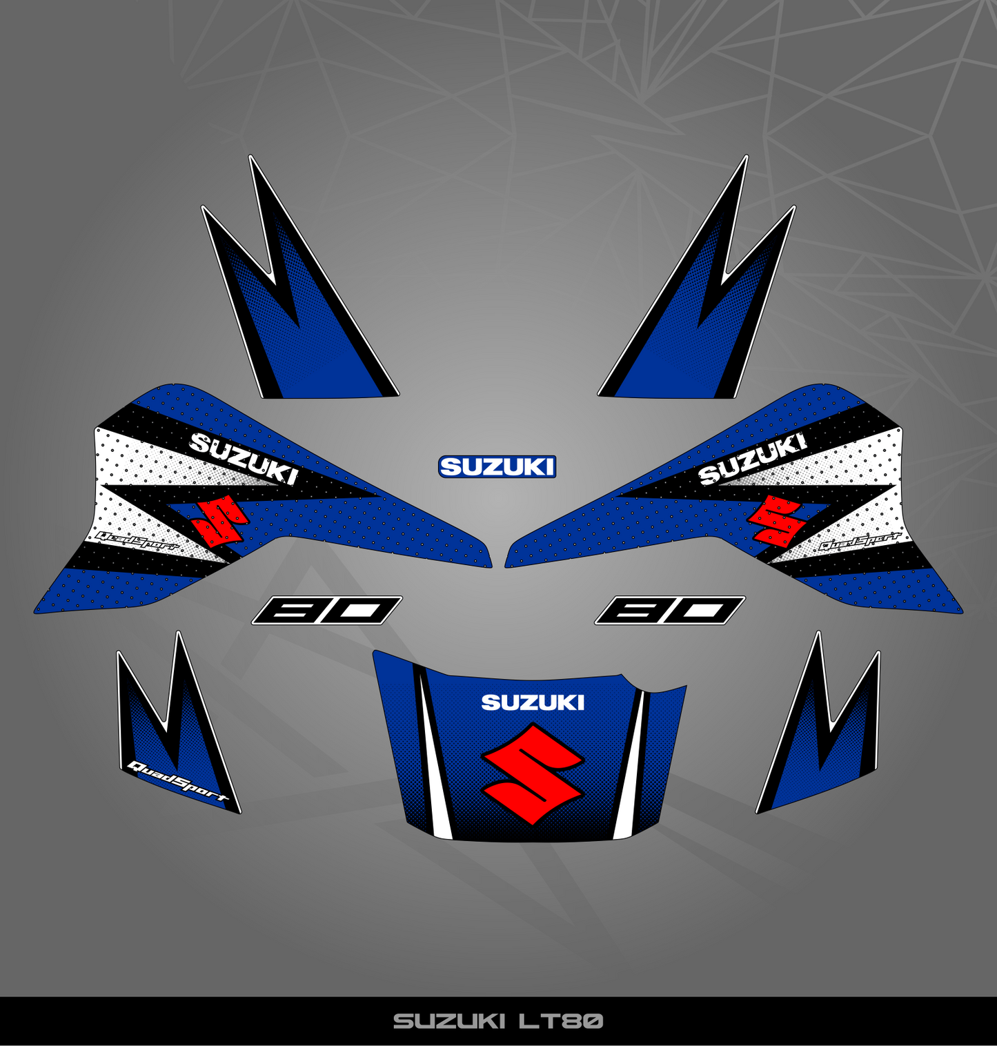 Partial Sticker Kit for Suzuki LT 80