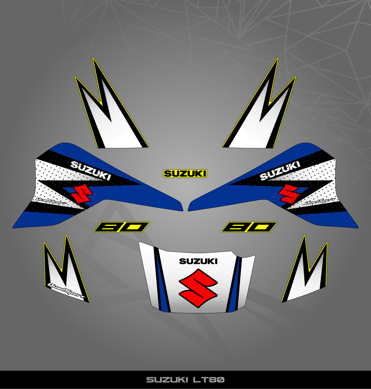 Partial Sticker Kit for Suzuki LT 80