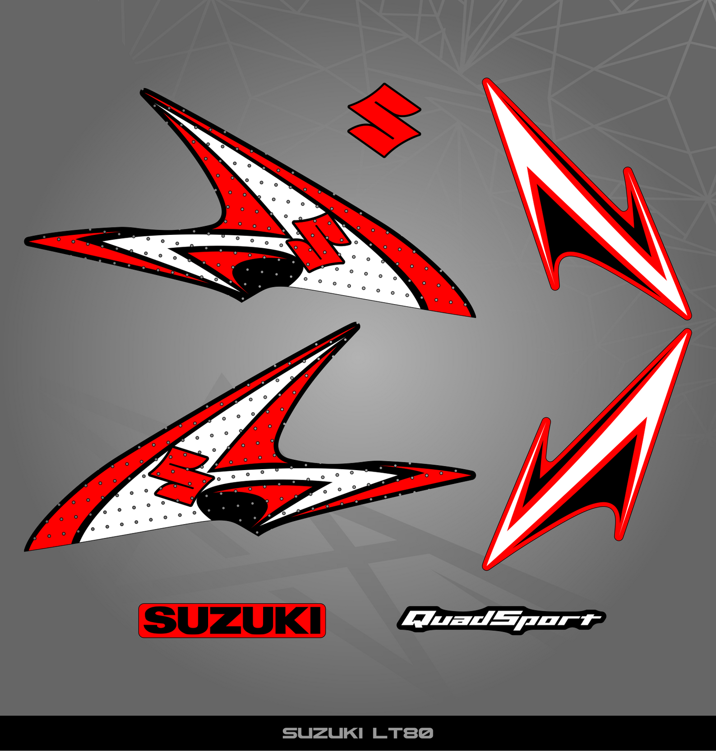 Partial Sticker Kit for Suzuki LT 80