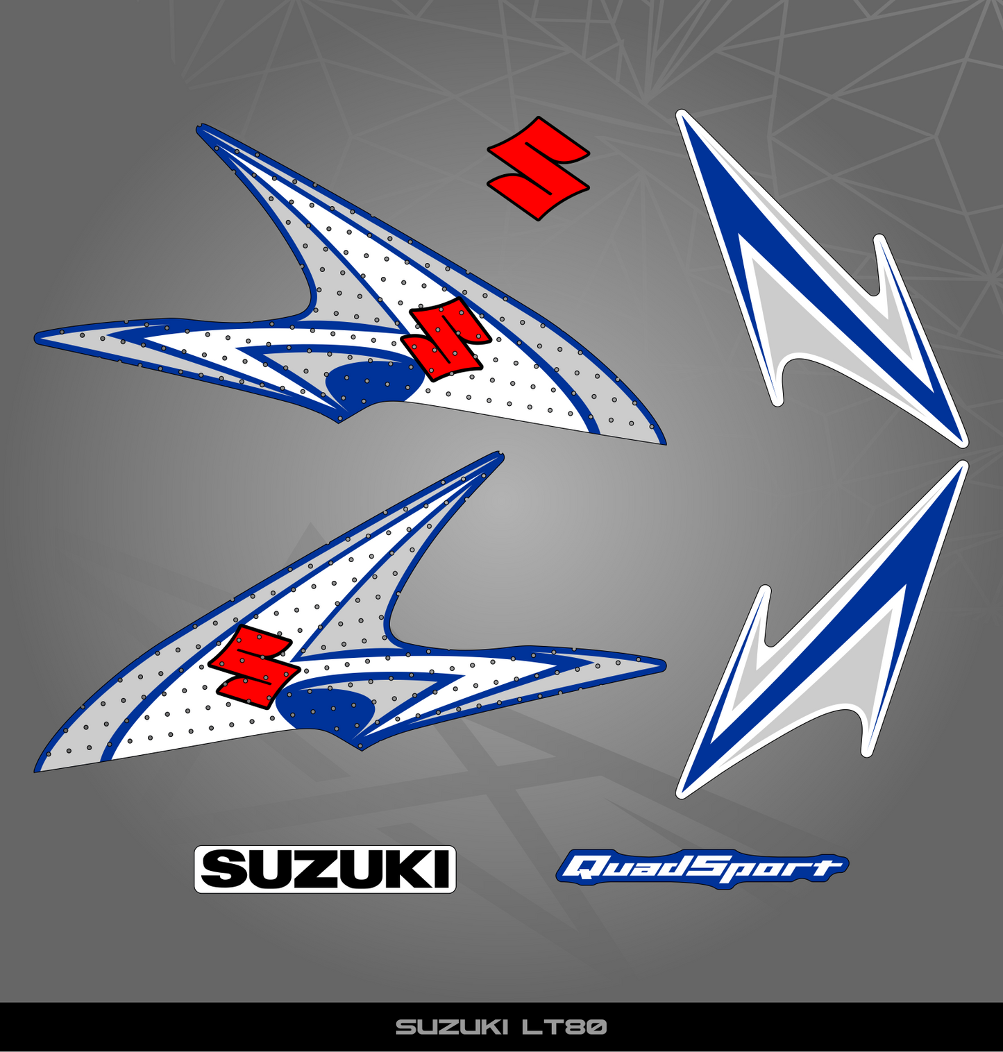 Partial Sticker Kit for Suzuki LT 80