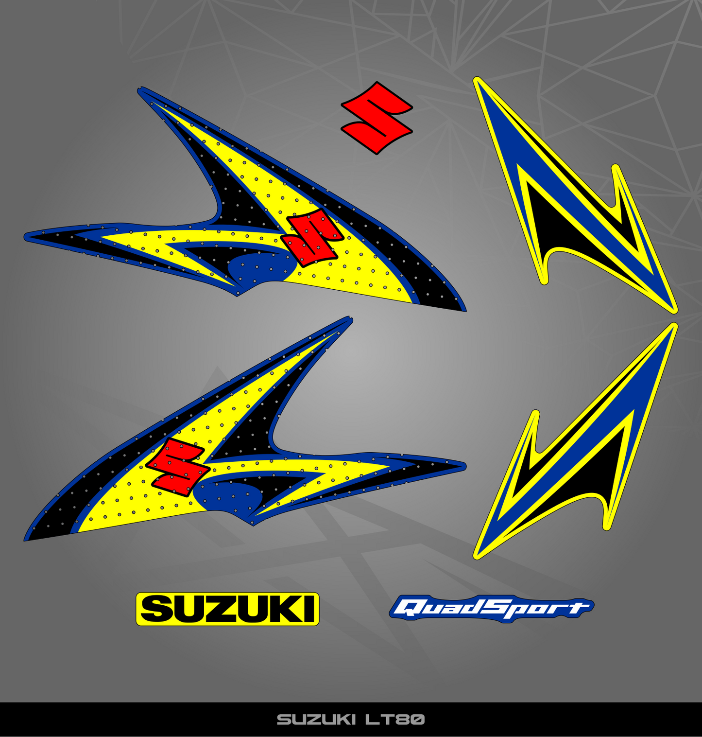 Partial Sticker Kit for Suzuki LT 80