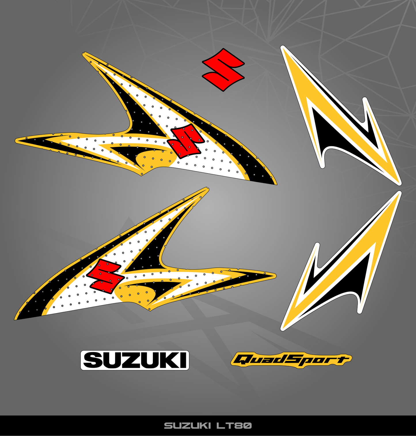 Partial Sticker Kit for Suzuki LT 80