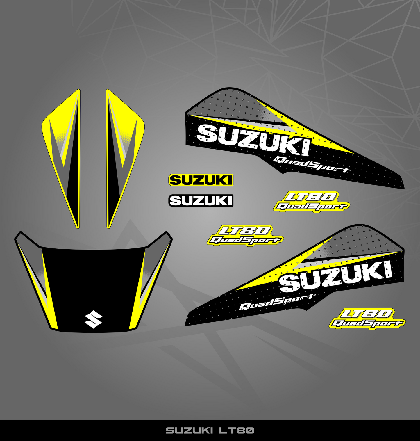 Partial Sticker Kit for Suzuki LT 80