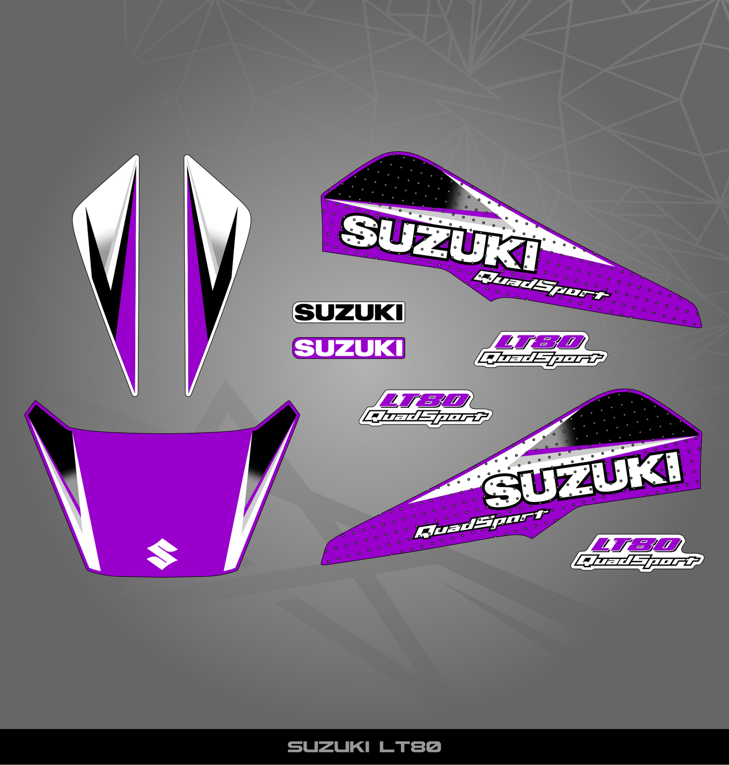 Partial Sticker Kit for Suzuki LT 80