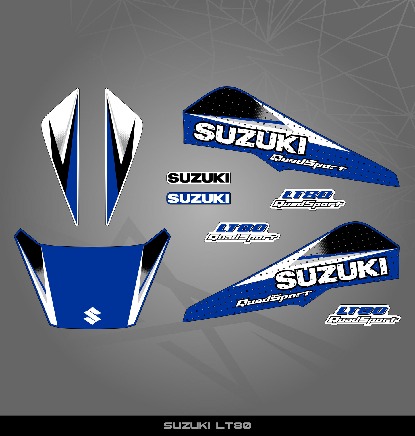 Partial Sticker Kit for Suzuki LT 80