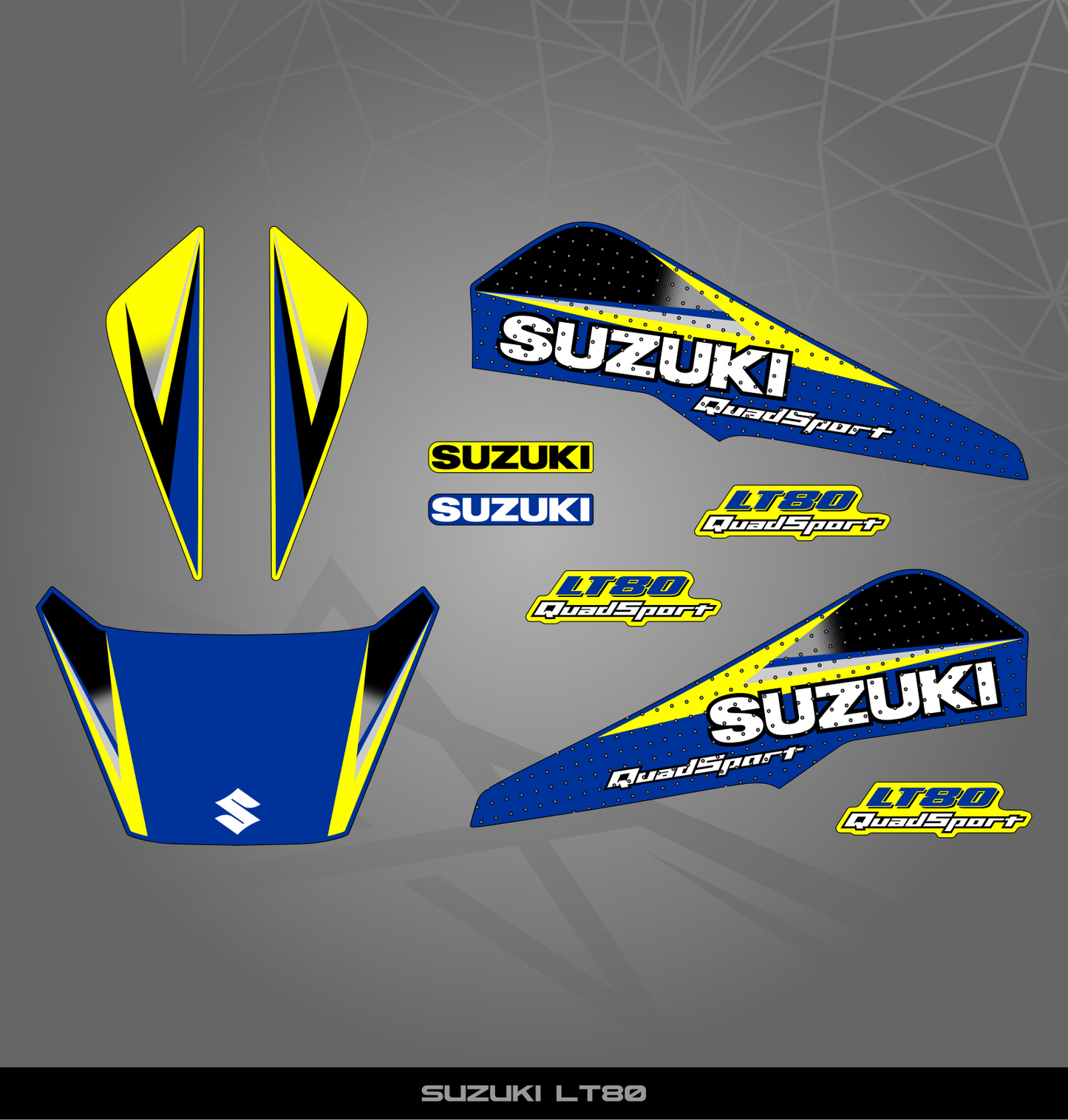 Partial Sticker Kit for Suzuki LT 80