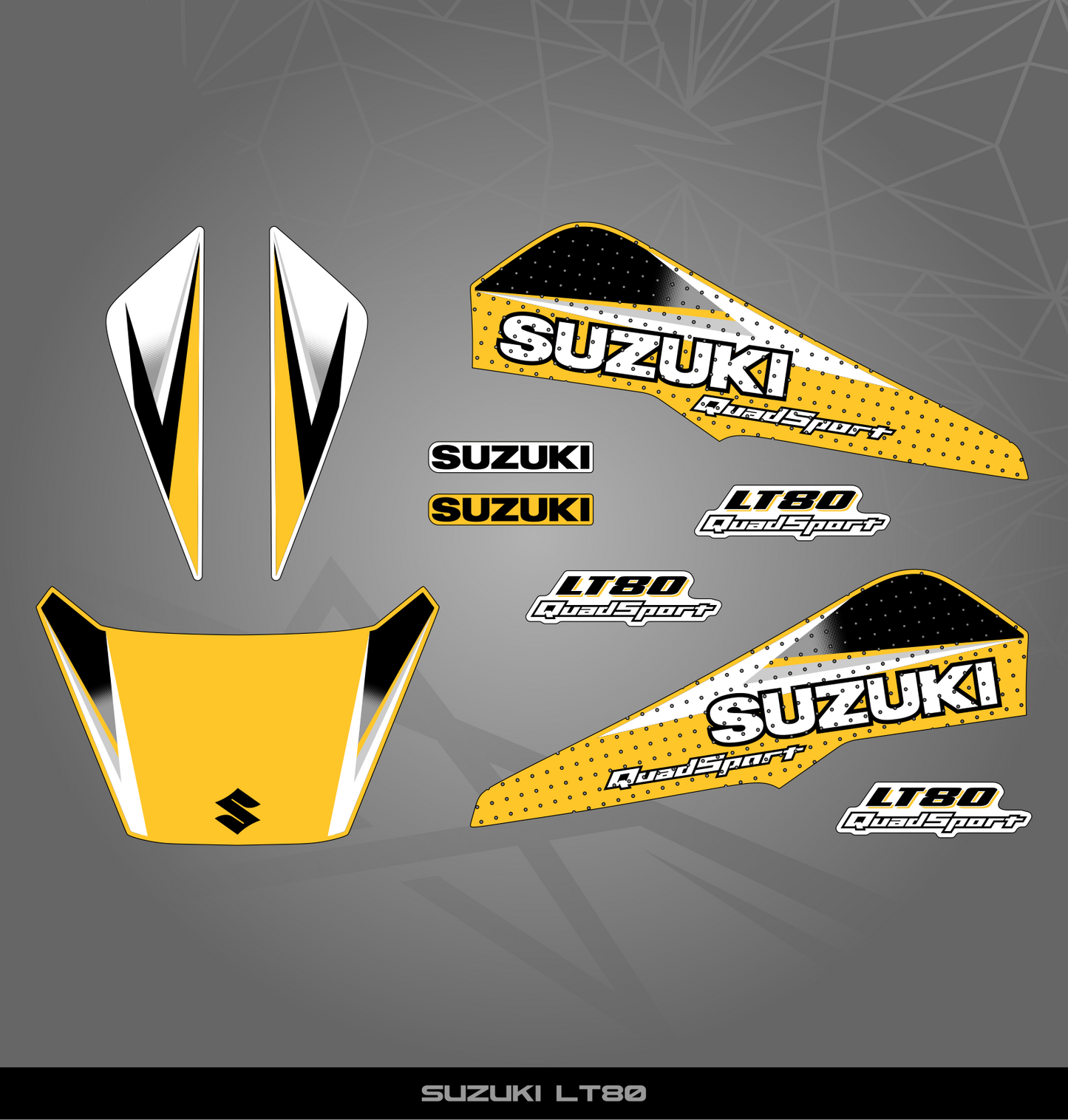 Partial Sticker Kit for Suzuki LT 80
