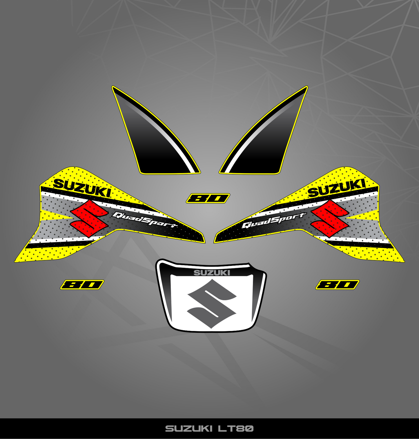 Partial Sticker Kit for Suzuki LT 80