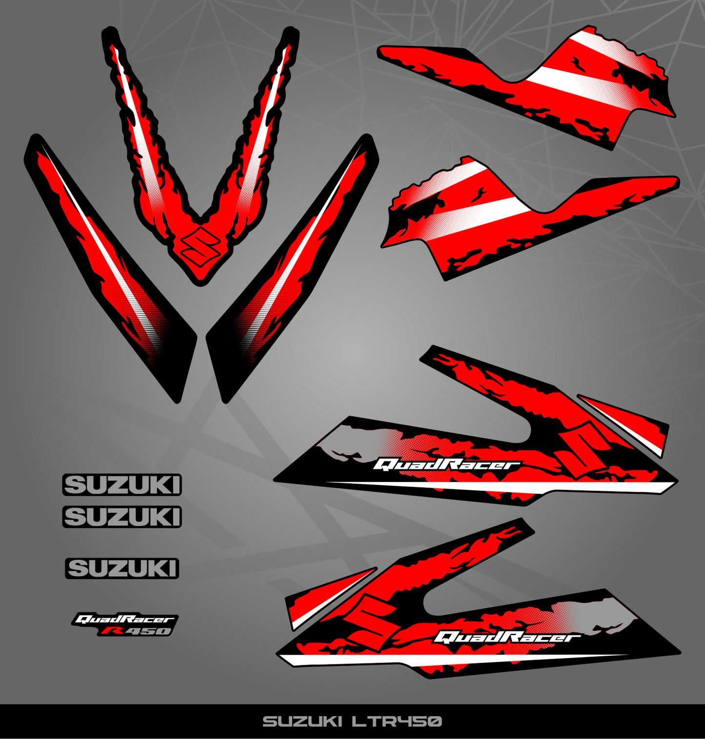 Partial Sticker Kit for Suzuki LTR 450