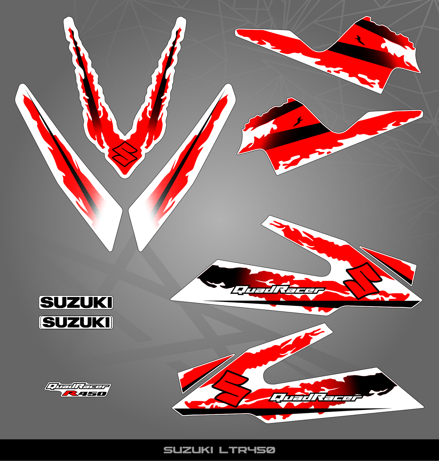 Partial Sticker Kit for Suzuki LTR 450