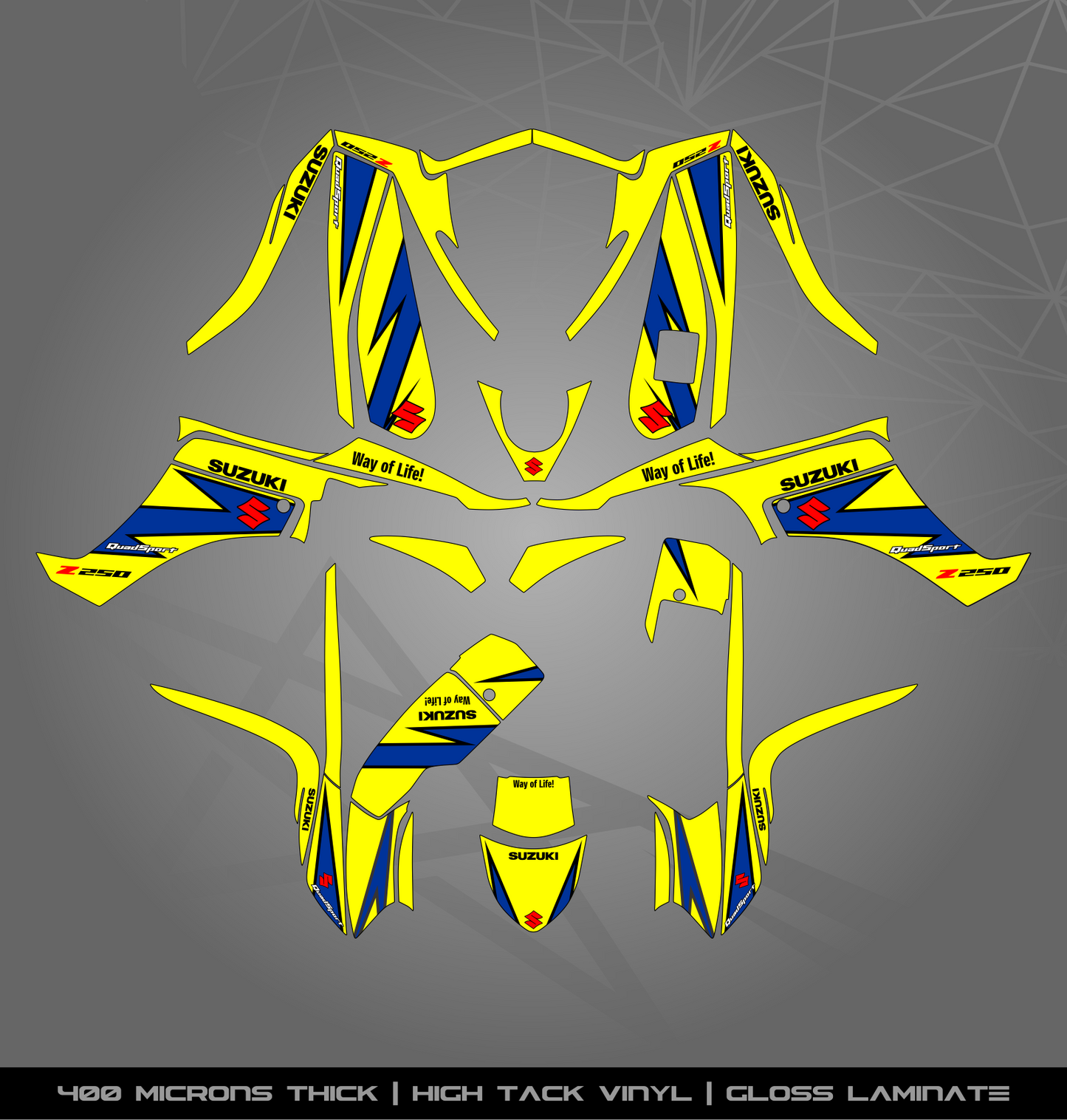 Full Sticker Kit for Suzuki LTZ 250