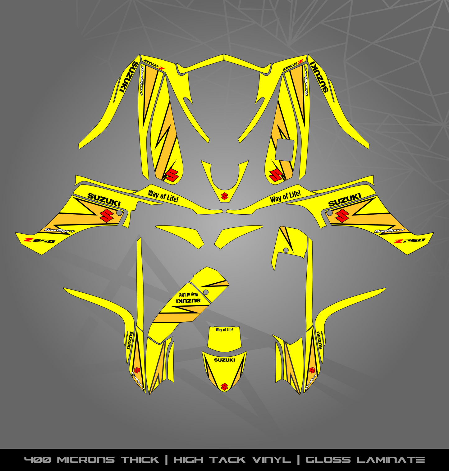 Full Sticker Kit for Suzuki LTZ 250