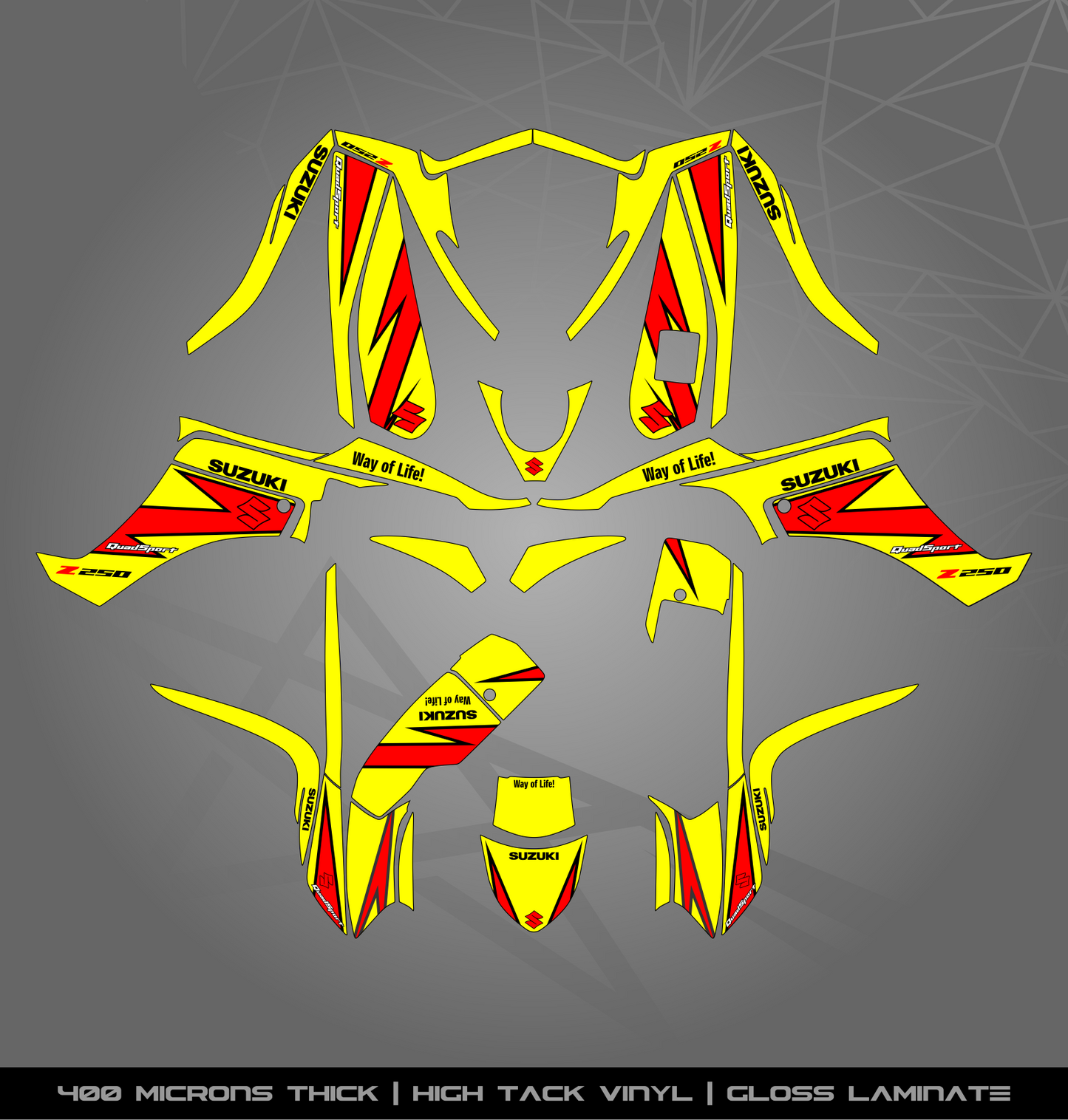 Full Sticker Kit for Suzuki LTZ 250