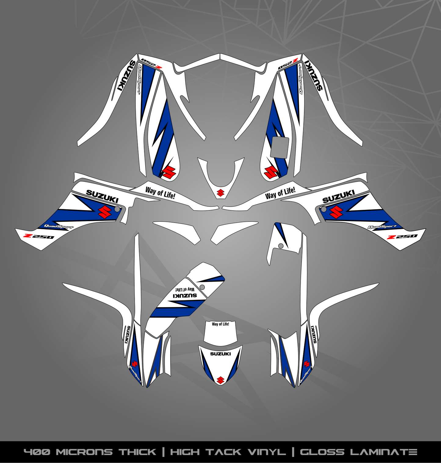 Full Sticker Kit for Suzuki LTZ 250