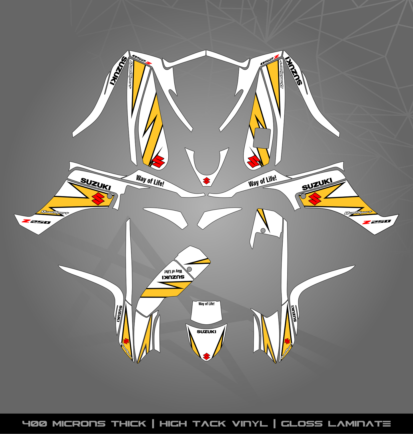 Full Sticker Kit for Suzuki LTZ 250