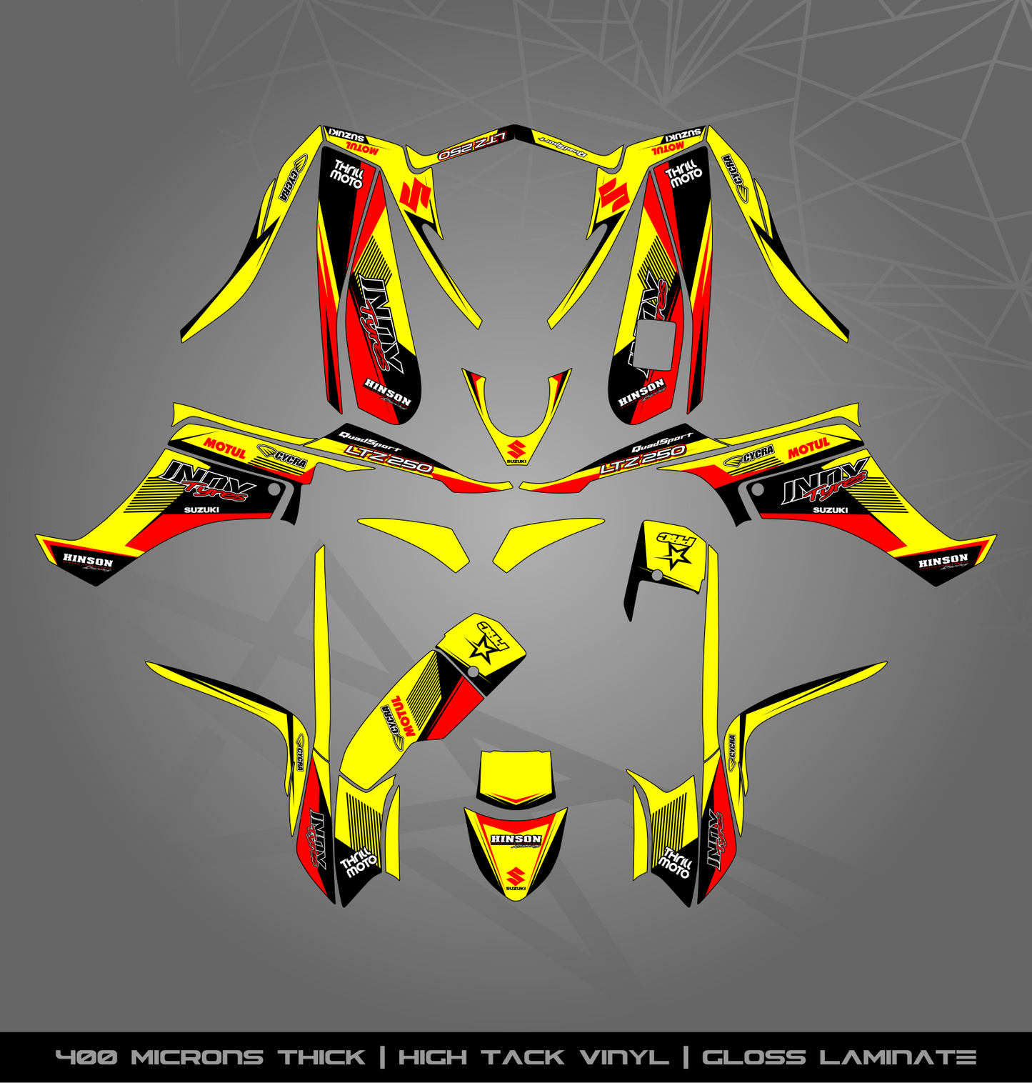 Full Sticker Kit for Suzuki LTZ 250